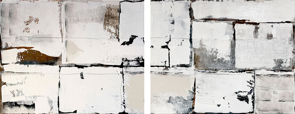 JULIANE SOMMER | Fields | 2tlg. 200 x 80 cm
