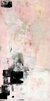 JULIANE SOMMER | Rising rose | 70 x 140 cm