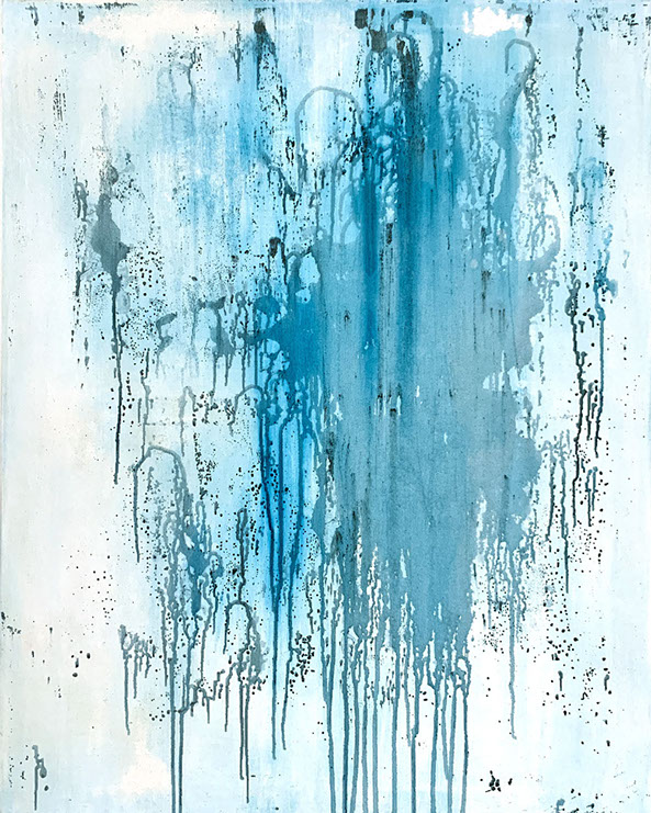JULIANE SOMMER | Waterfall 1 | 80 x 100 cm