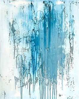 JULIANE SOMMER | Waterfall 1 | 80 x 100 cm